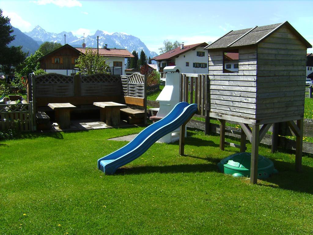Appartementhaus Alpenrose Wallgau Bagian luar foto