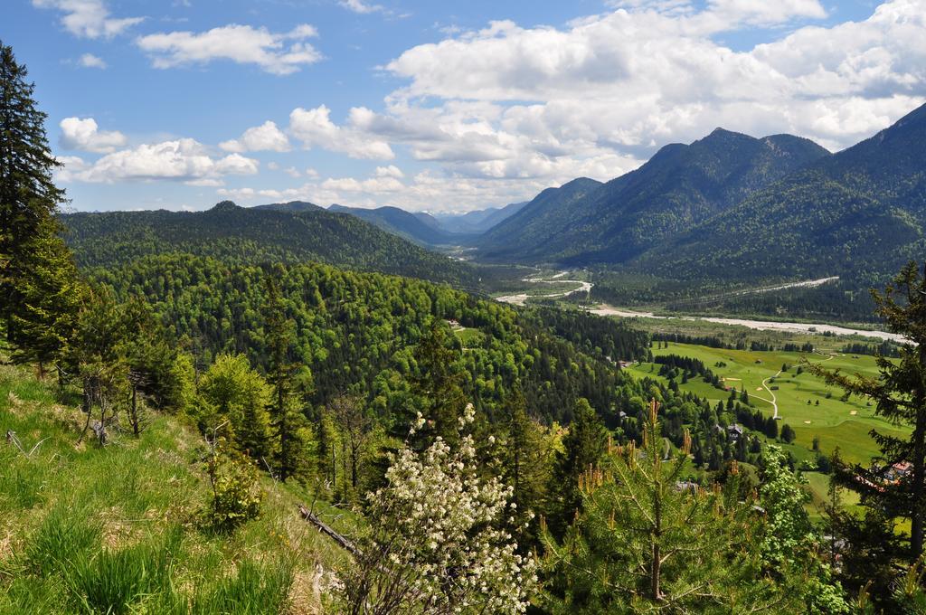 Appartementhaus Alpenrose Wallgau Bagian luar foto